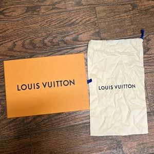 New ! Authentic! Louis Vuitton box and dust bag !